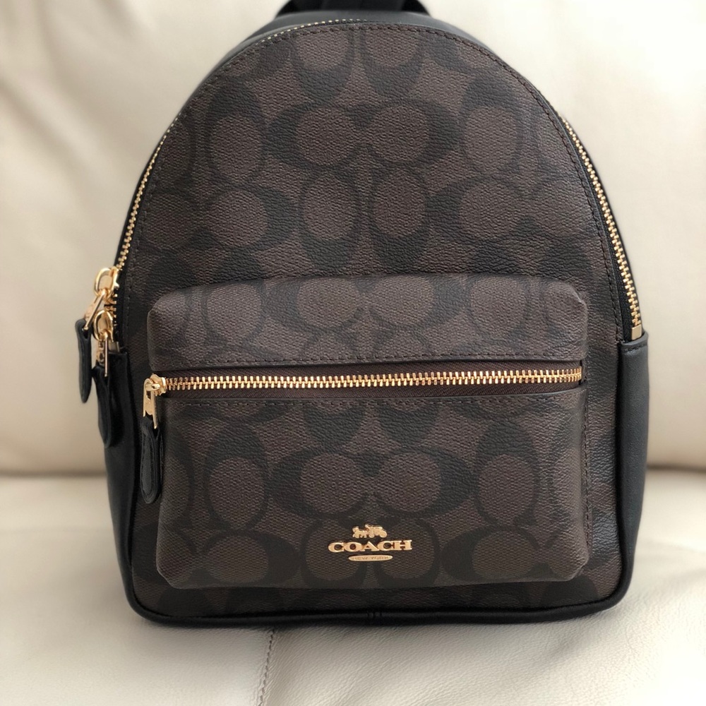COACH CHARLIE MINI BACKPACK IN SIGNATURE & WALLET - Picture 3 of 8